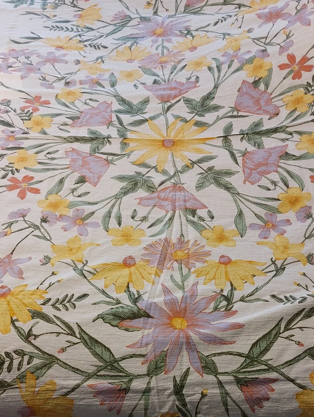 Urban Outfitters Botantical Floral Shower Curtain